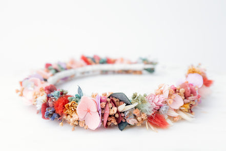 blumen haarschmuck dirndl