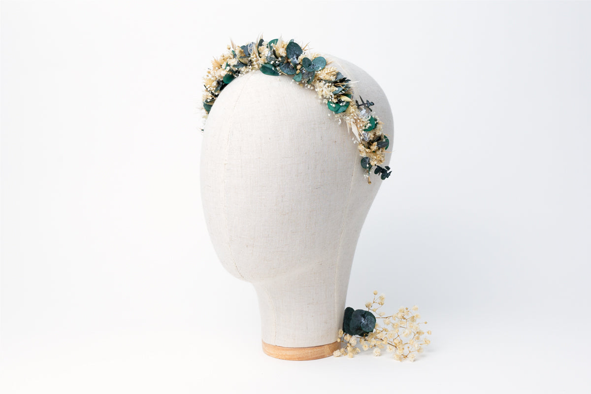 haarkranz boho eukalyptus