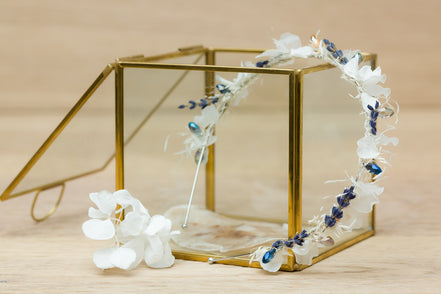 kopfschmuck haare echte blumen