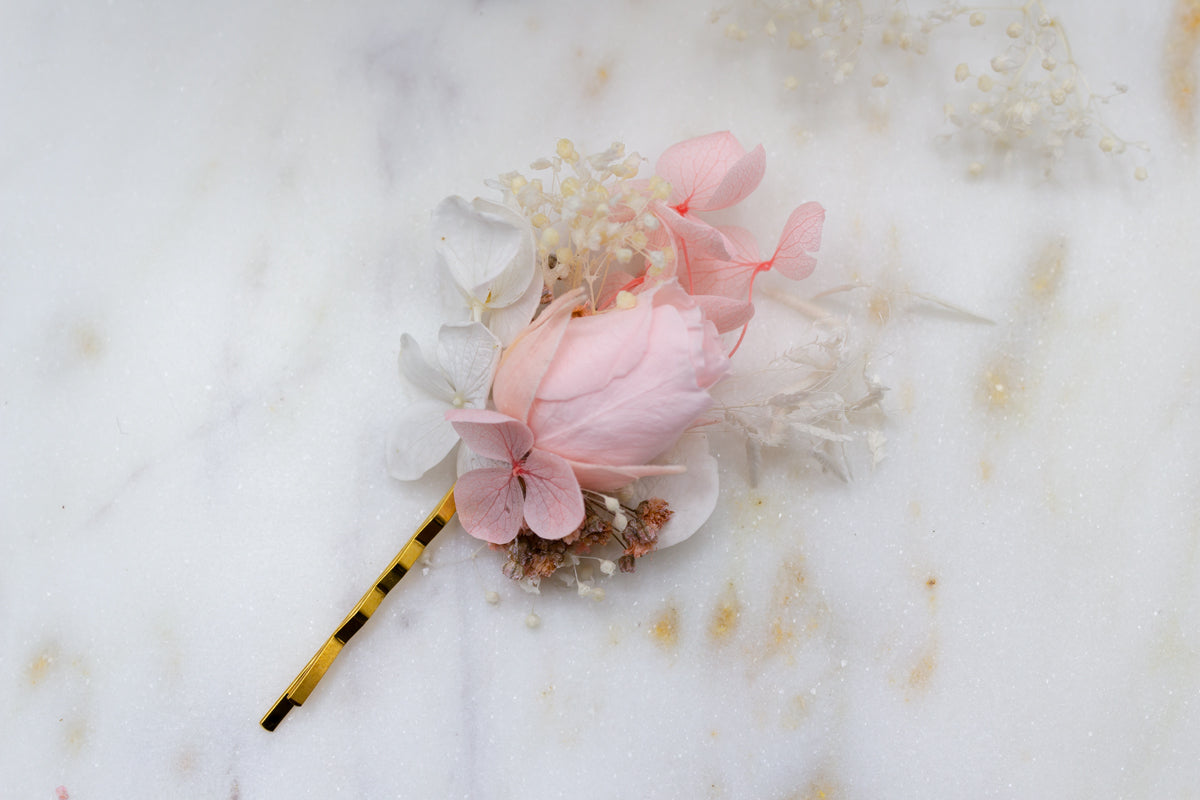 echter blumen haarschmuck brautjungfern