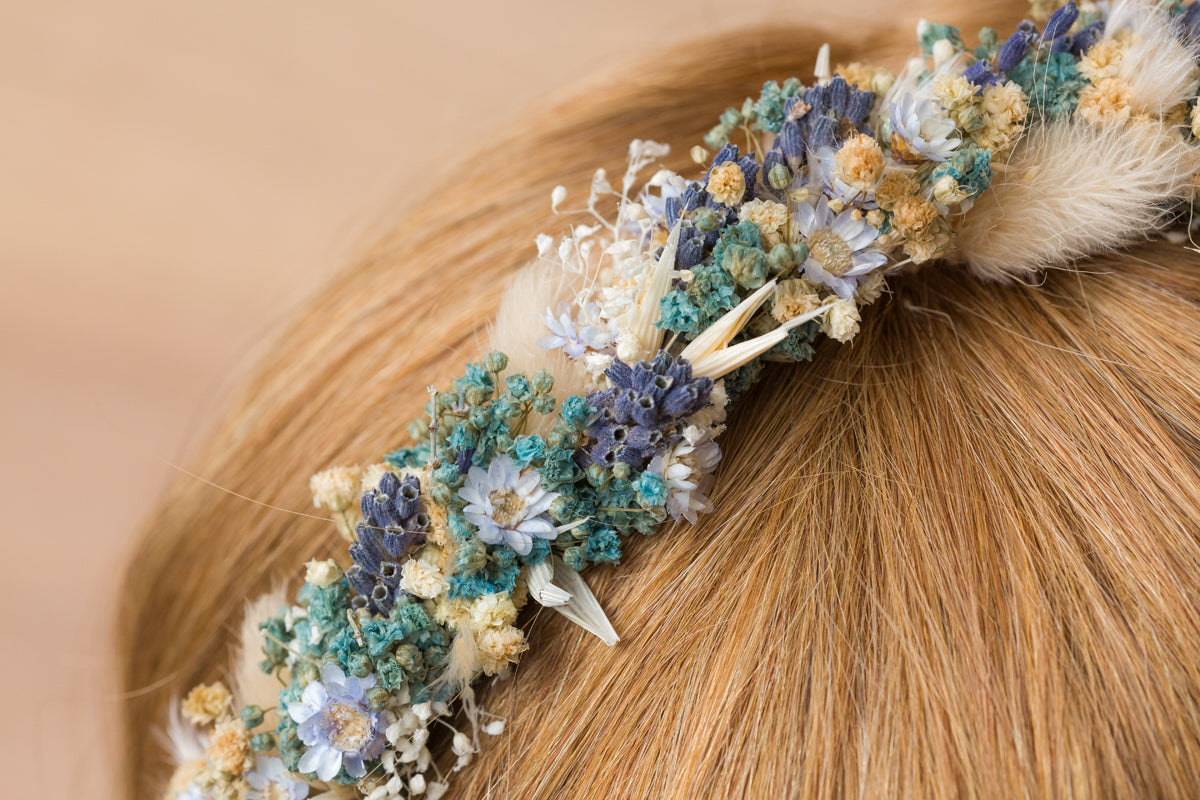 blumen haarschmuck dirndl 