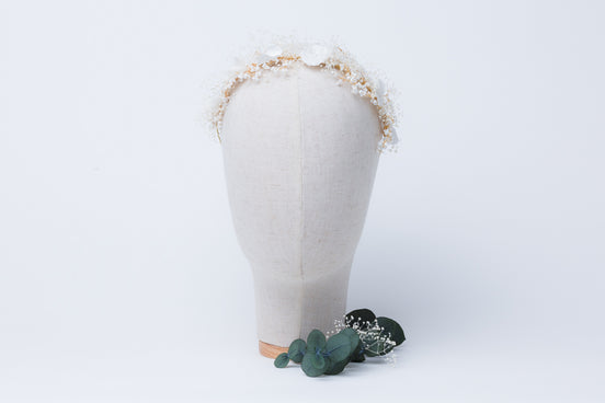 Blumen Haarreif mit perlen