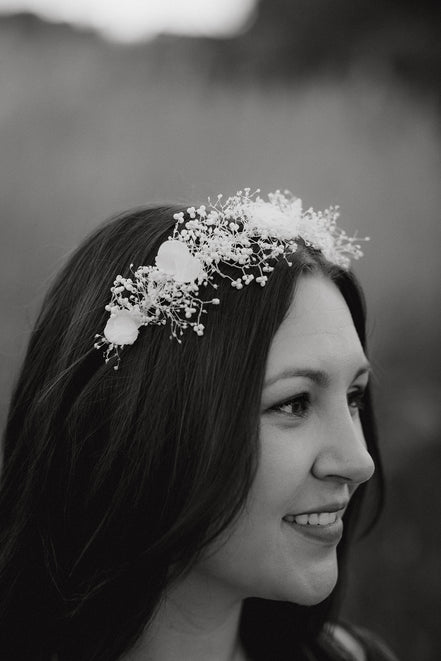 blumen haarschmuck hochzeit