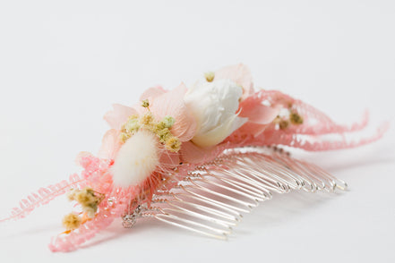 haarschmuck Trockenblumen