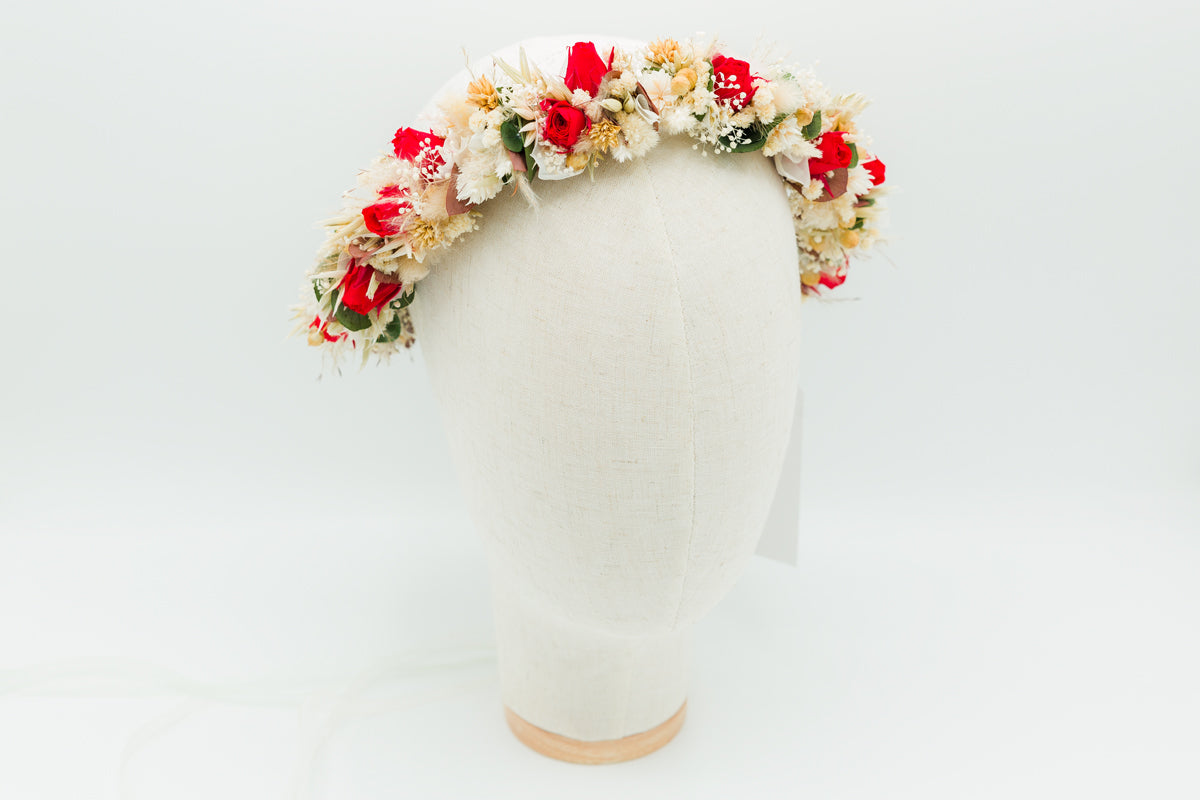 haarschmuck dirndl trockenblumen