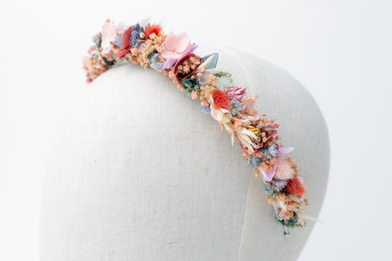 blumen haarreif hochzeit