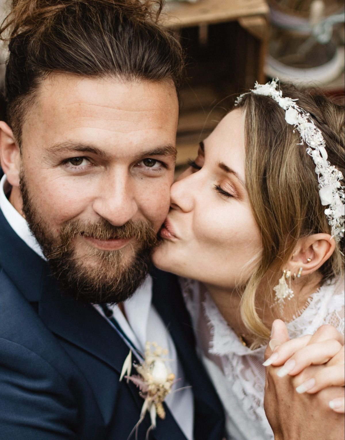 hochzeit haarschmuck blumen