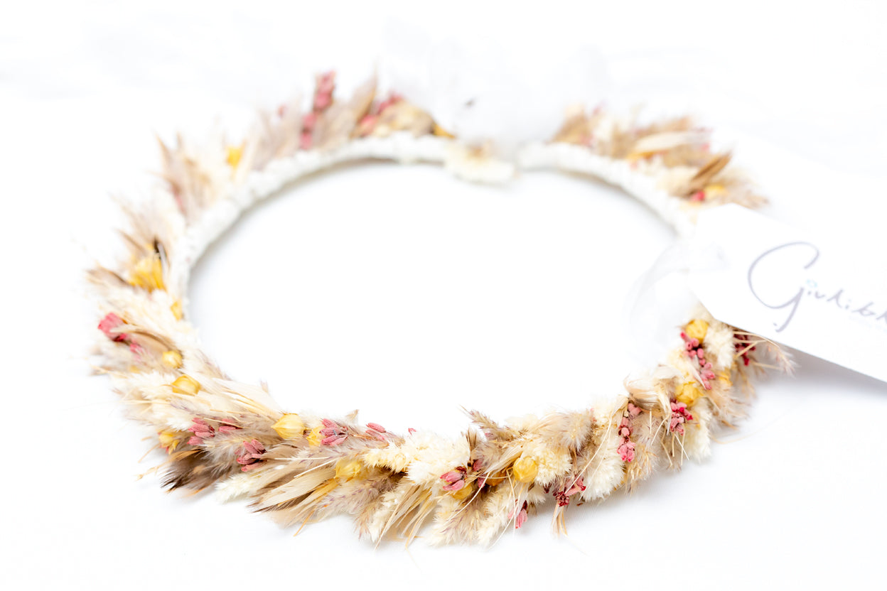 haarkanz hochzeit boho kommunion haarschmuck