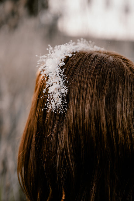 perlen haarschmuck blumen