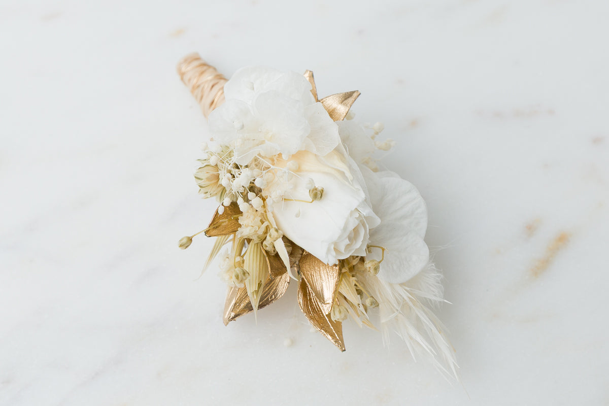 ansteckblume bräutigam