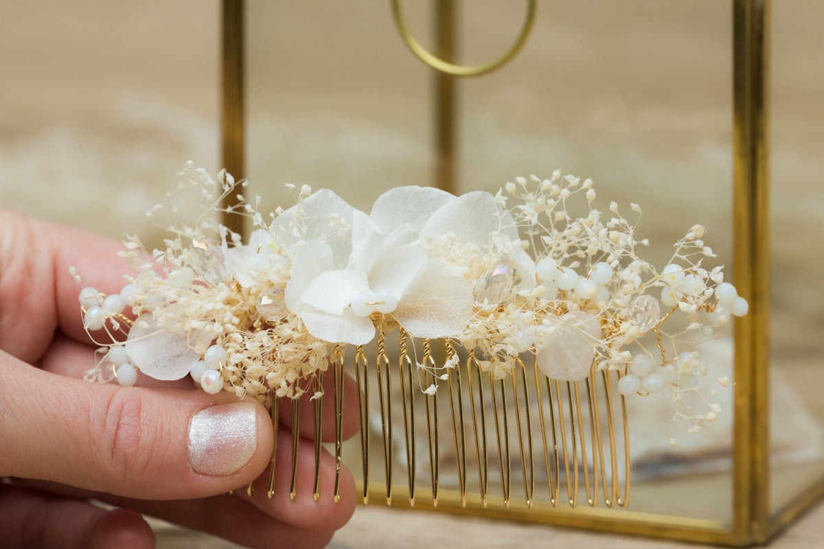 haarkamm blumen hochzeit