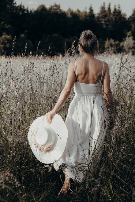 haarkranz trockenblumen hochzeit