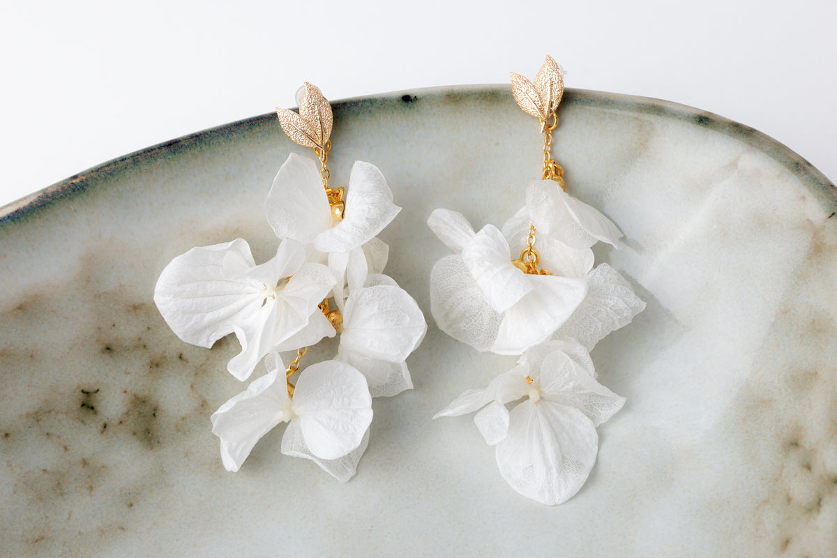 blüten ohrringe hochzeit