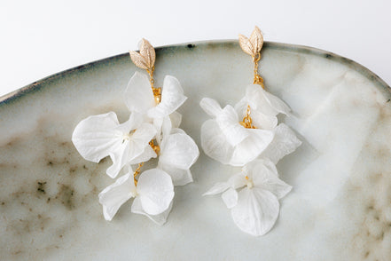 blüten ohrringe hochzeit