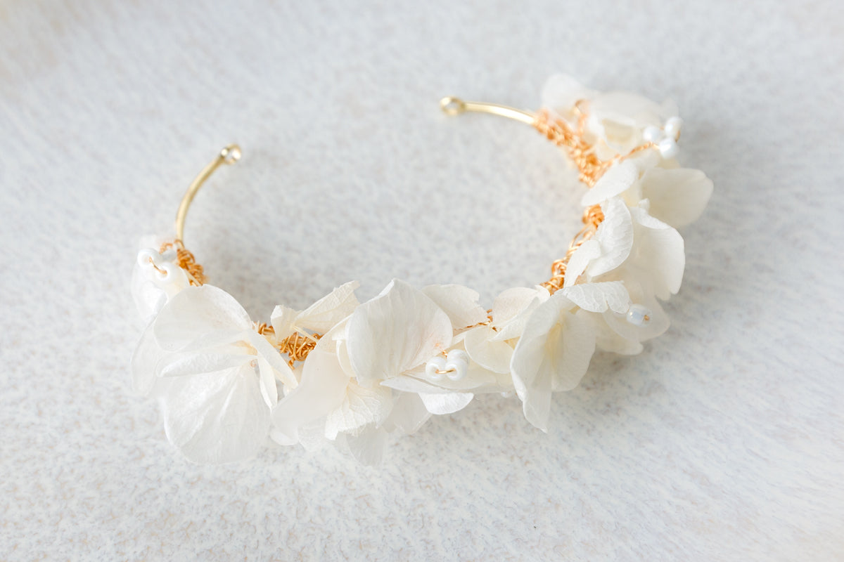 geschenk brautjungfern blumen armband