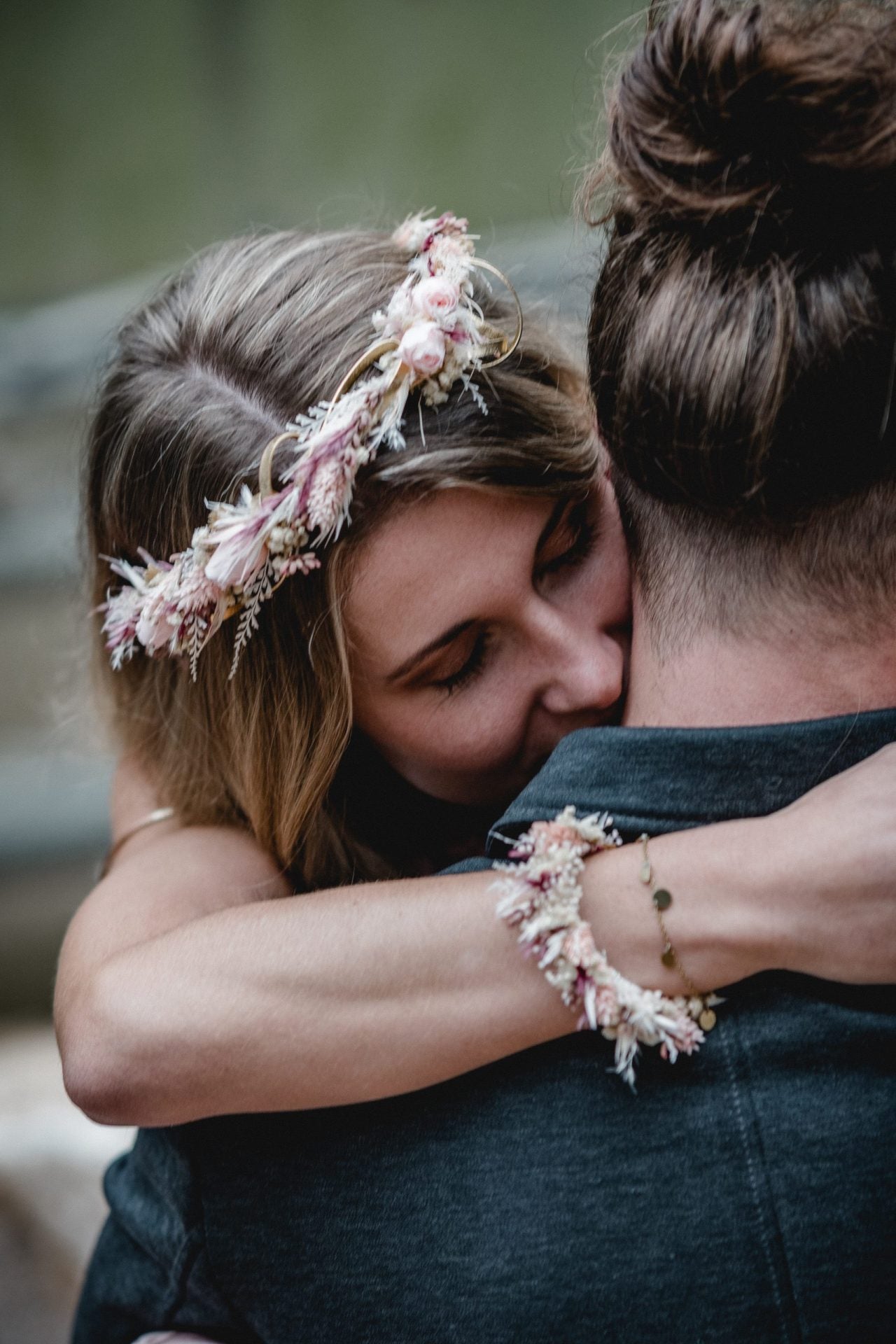 blumen armband echte blumen