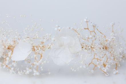 Blumenkranz haare perlen