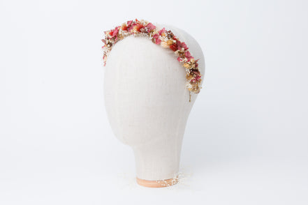 echter blumen haarreif