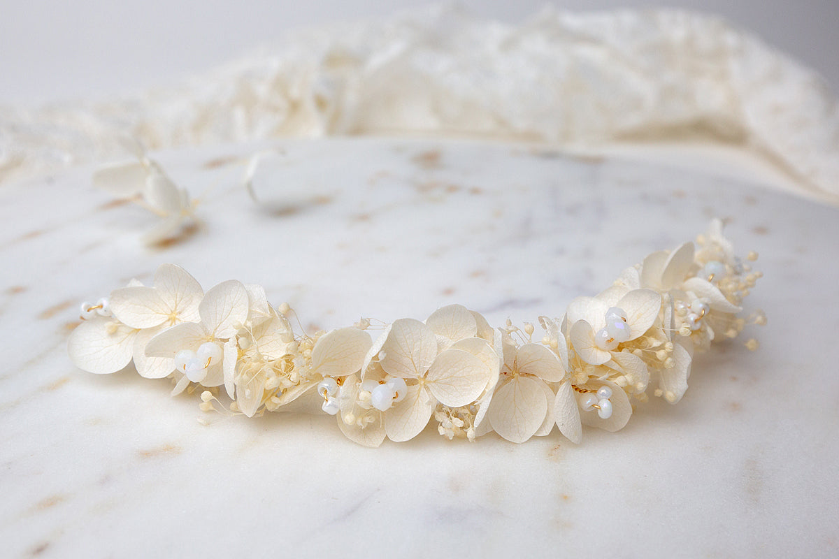 blumen haarschmuck braut
