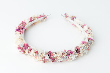 blumen haarreif dirndl