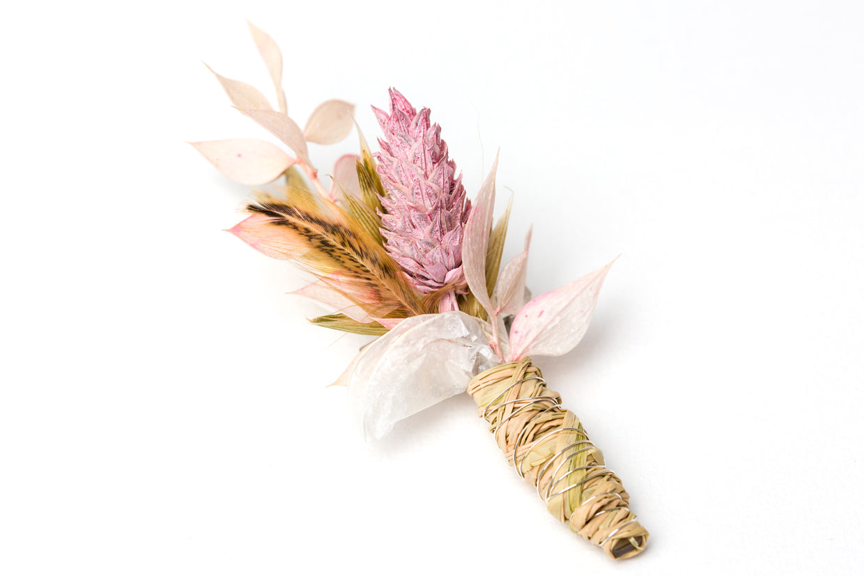 Blumen Anstecker zur Hochzeit