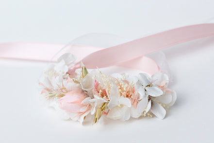 trockenblumen armband hochzeit