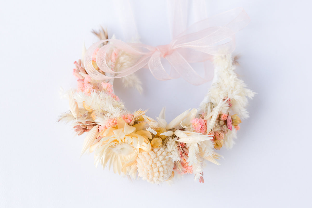 Armband aus echten Blumen hochzeit