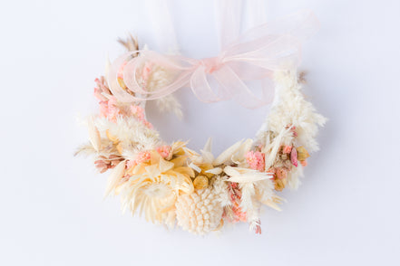 Armband aus echten Blumen hochzeit