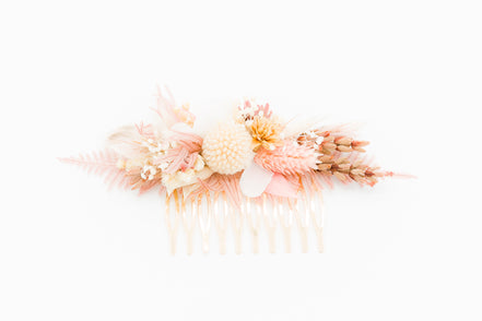 trockenblumen haarschmuck