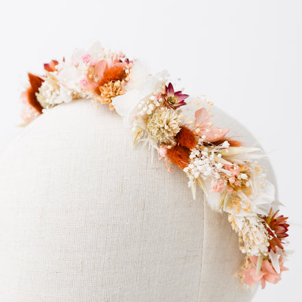 blumen haarschmuck rot