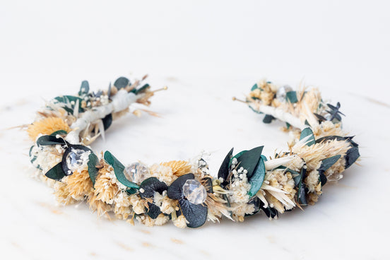 haarschmuck echte blumen