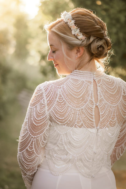 echter blumenkranz hochzeit