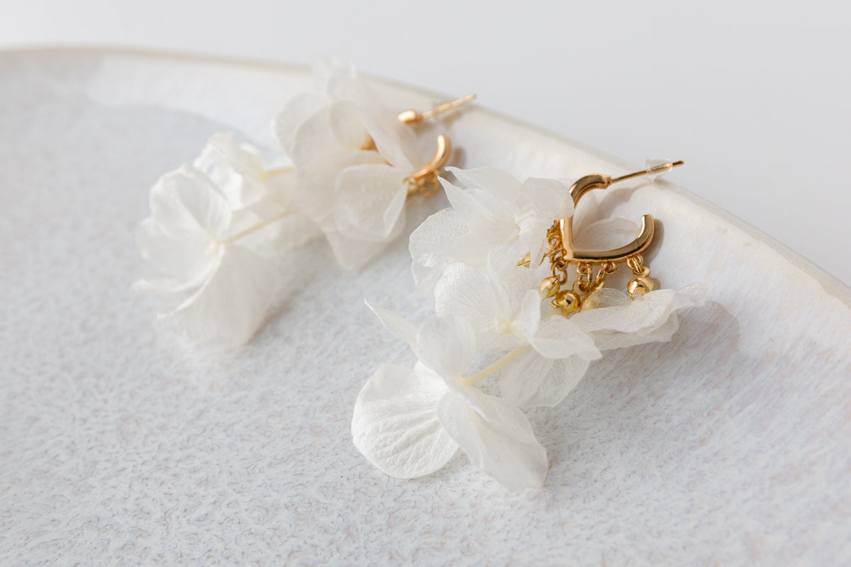 braut ohrringe blumen