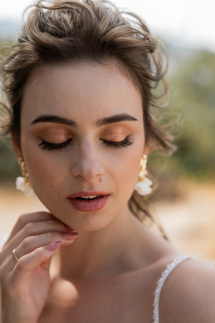 blüten ohrringe hochzeit