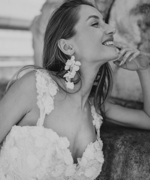 Blumen Ohrringe Hochzeit