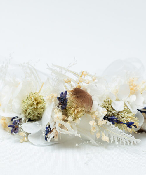 Flower Armband aus echten Blumen für die Brautjungfer