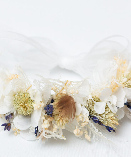 Blumenarmband Trauzeugin lavendel frische blumen