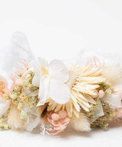 Armband aus echten Trockenblumen Trauzeugin