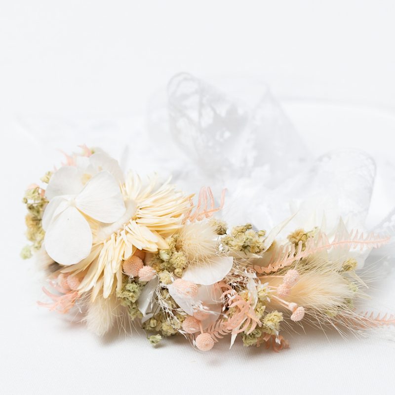 Blumen Armband Trauzeugin echte Blumen zur Hochzeit