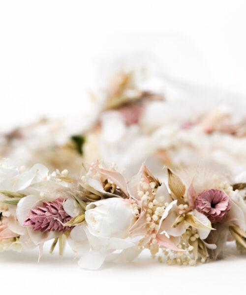 dauerhafter blumenkranz zur hochzeit