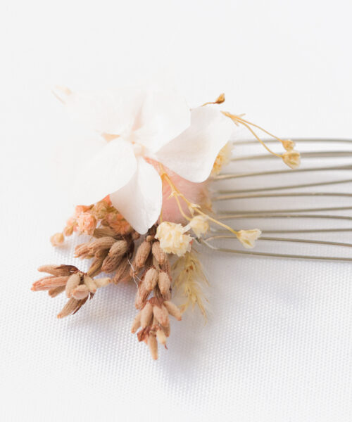 blumen haarkamm hochzeit