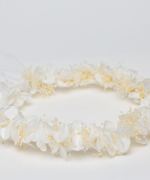 kopfkranz hochzeit schleierkraut hortensie