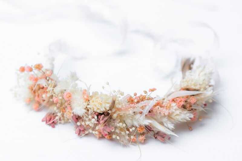 Armband aus echten Blumen Trauzeugin Brautjunfger