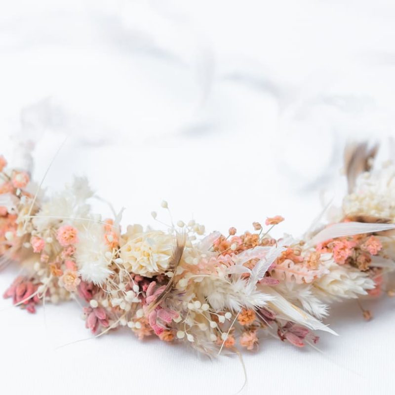 Armband aus echten Blumen Trauzeugin Brautjunfger