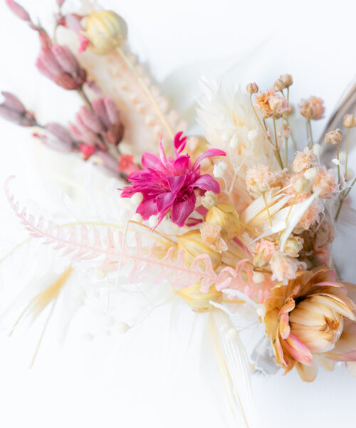 Blumen Anstecker Bräutigam Trockenblumen