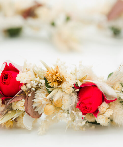 haarkranz trockenblumen