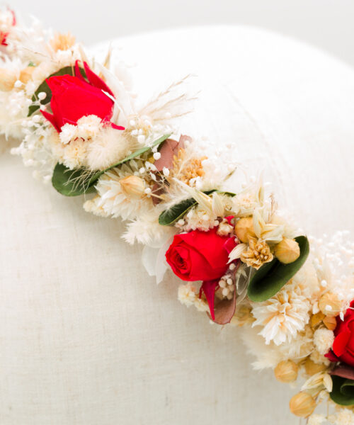 oktoberfest haarkranz trockenblumen