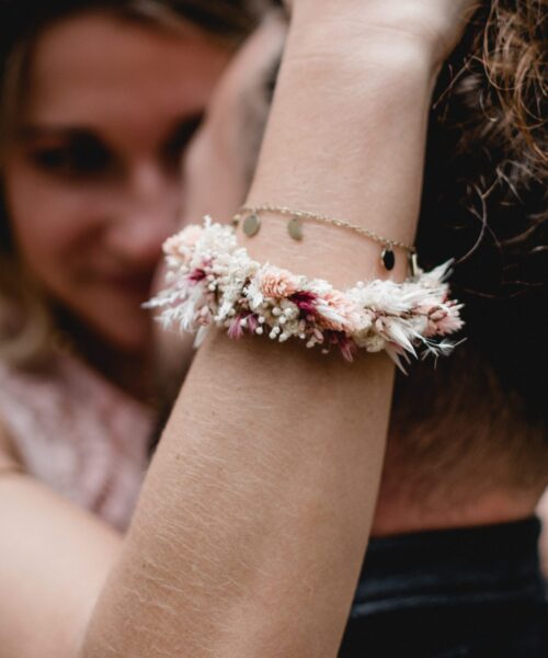 geschenk trauzeugin blumen armband