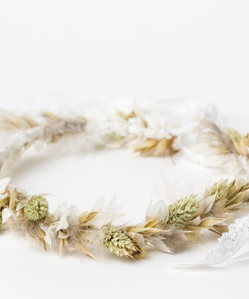 blumenkranz zur hochzeit oder dirndl