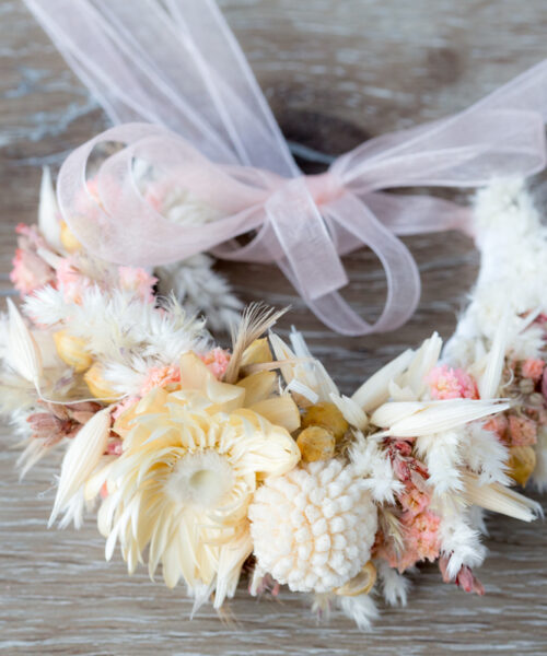 Blumen Armband trockenblumen hochzeit